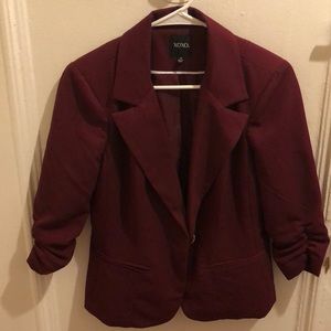 Burgundy blazer (never worn)